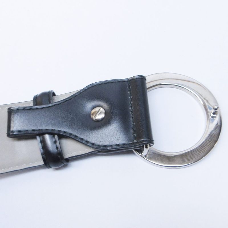 Bvlgari Belt Black Leather