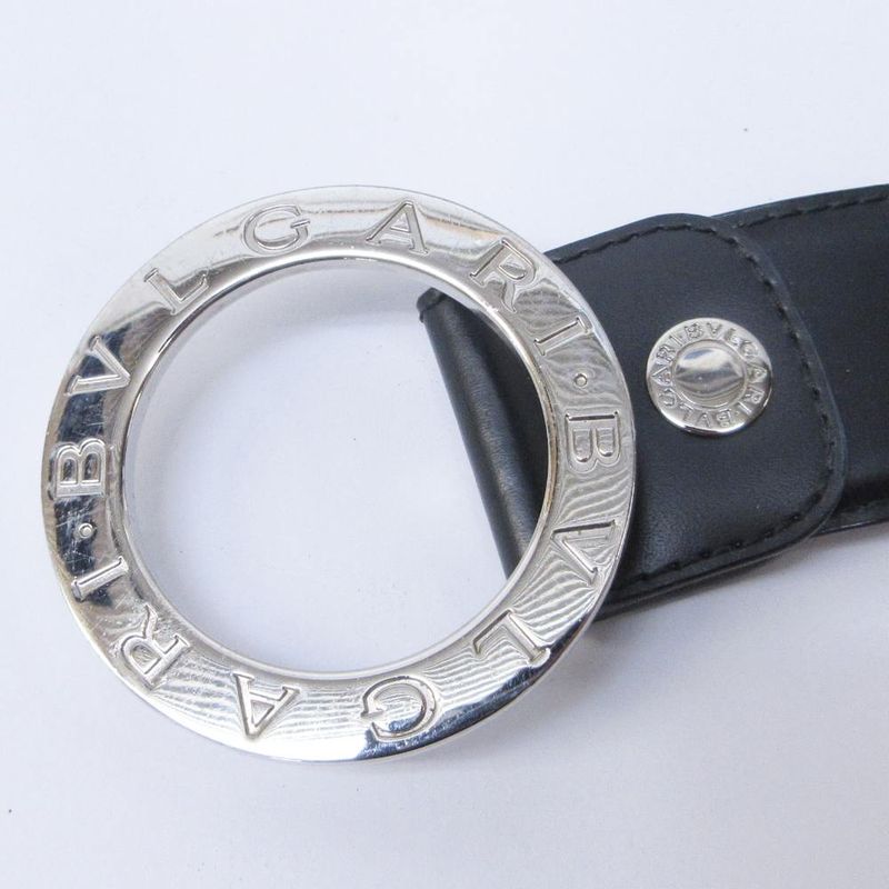 Bvlgari Belt Black Leather