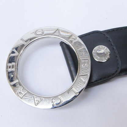 Bvlgari Belt Black Leather