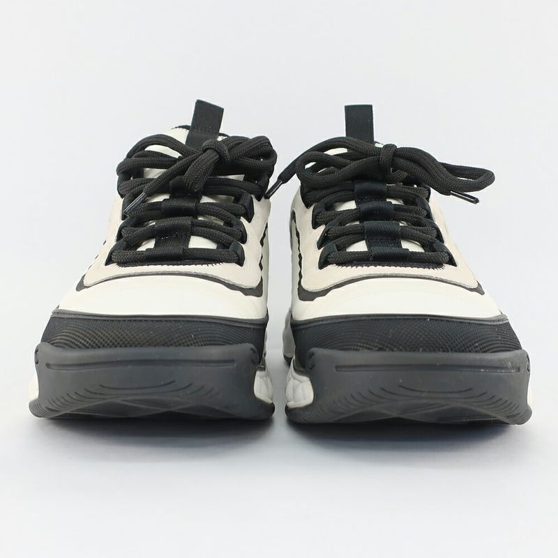 Chanel Sneakers 43 Approx White Black Coco