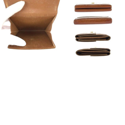 Louis Vuitton Monogram Vernis Porte Monet Billets Cult Cles Bronze Brown Enamel