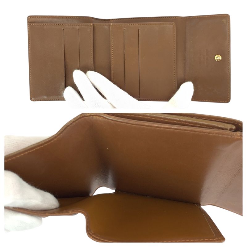Louis Vuitton Monogram Vernis Porte Monet Billets Cult Cles Bronze Brown Enamel