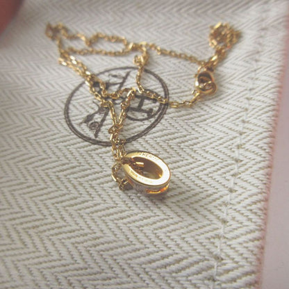 Hermes Pop Mini Metal New Gold Necklace