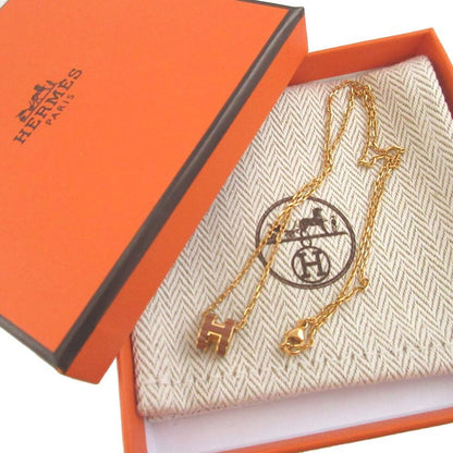 Hermes Pop Mini Metal New Gold Necklace