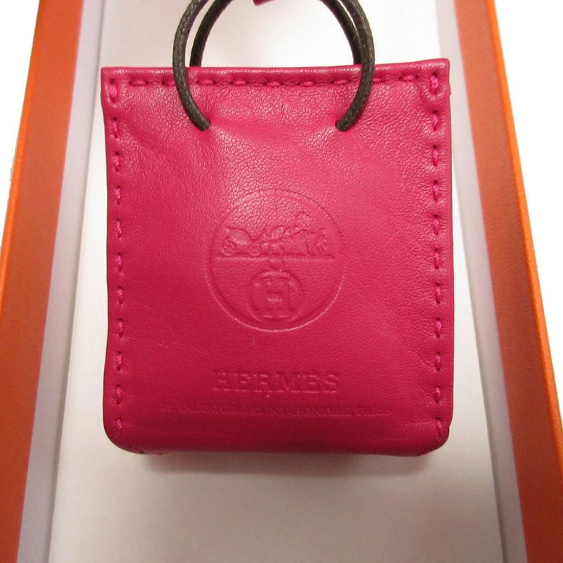 Hermes Sac Orange Any Milo Rose Mexico Key Holder Bag