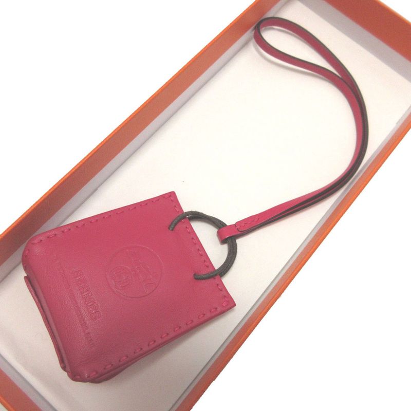 Hermes Sac Orange Any Milo Rose Mexico Key Holder Bag