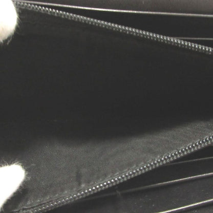 Gucci Soft Stirrup Suede Leather Black Bifold Long Wallet