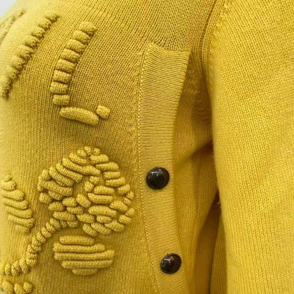 Chanel Sweater Metiers D'art Shanghai Collection Logo CC Cashmere