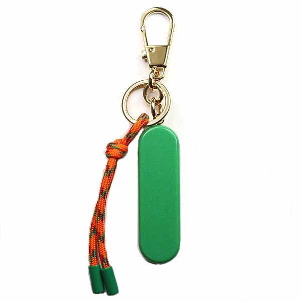 Gucci Key Chain Key Holder Strap Charm Green Orange Gold