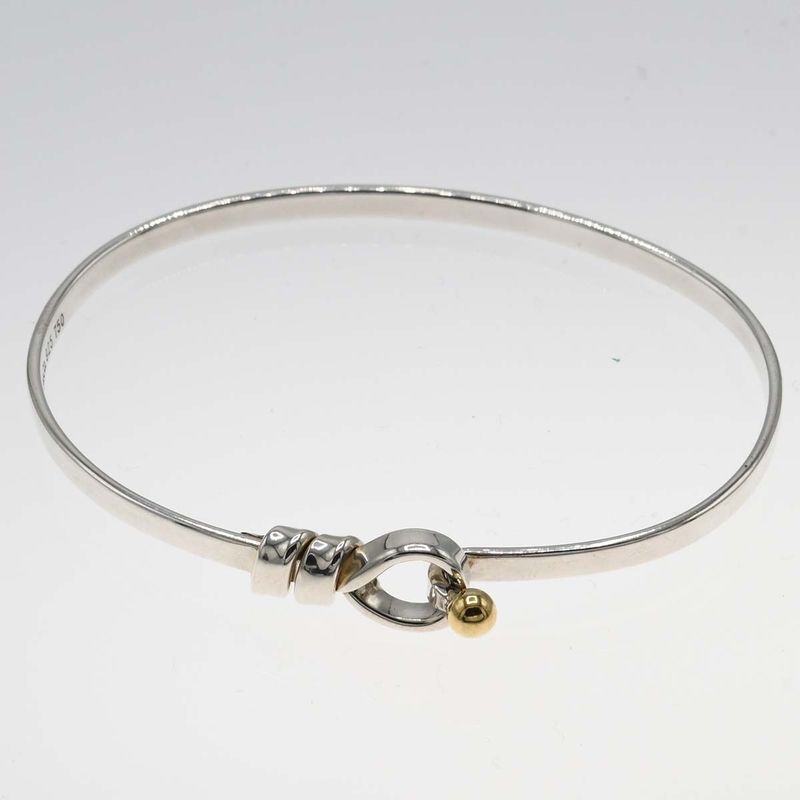 Tiffany & Co. Bracelet Bangle Hook Eye 750 925