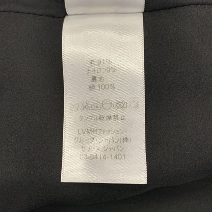 Celine Phoebe Philo Era Wool Crombie Coat 34 Navy
