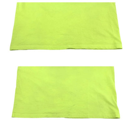 Balenciaga Caps Boxy Fit Light Green White Cotton Short Sleeve