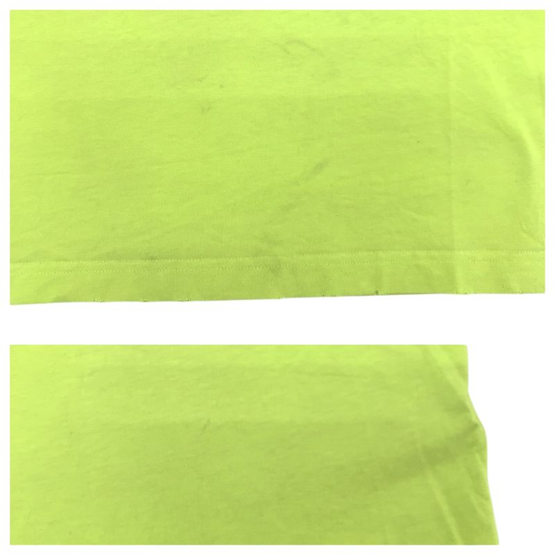 Balenciaga Caps Boxy Fit Light Green White Cotton Short Sleeve
