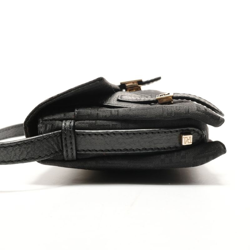 Fendi Shoulder Bag Zucchino Logo Gold