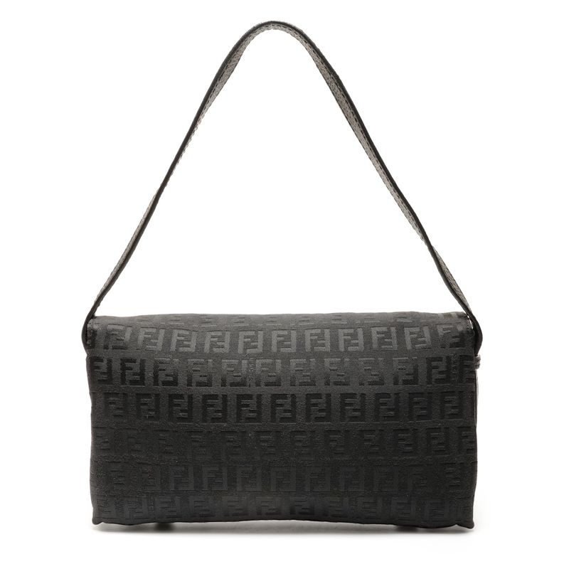 Fendi Shoulder Bag Zucchino Logo Gold