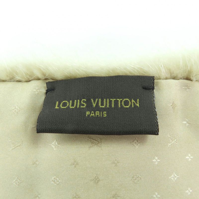 Louis Vuitton Echarpe Mink Glam Lining 100% Silk Monogram Scarf