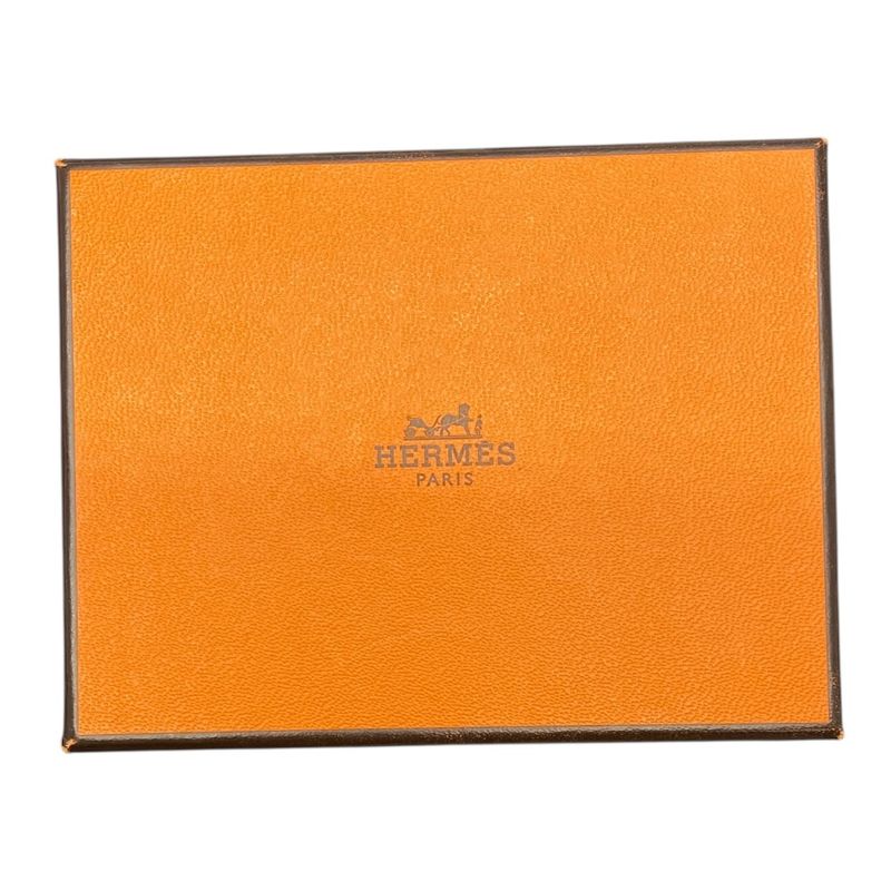 Hermes Coin Purse Card Case Multi Pink