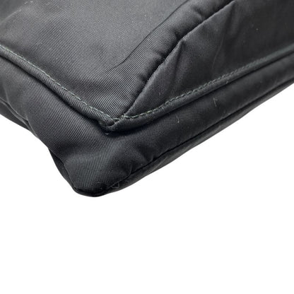 Prada Clutch Pouch Multi Case Triangle Logo Nylon Black