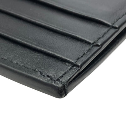 Bottega Veneta Cassette Card Case Leather Black