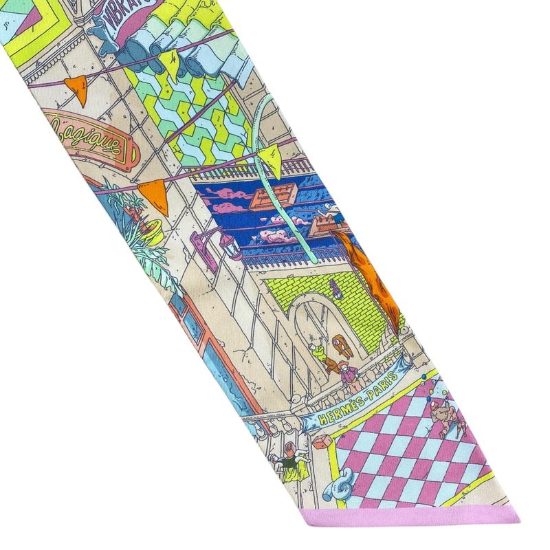 Hermes Scarf Maxi Twill Grand Prix of Faubourg Ugo Gatto Ni