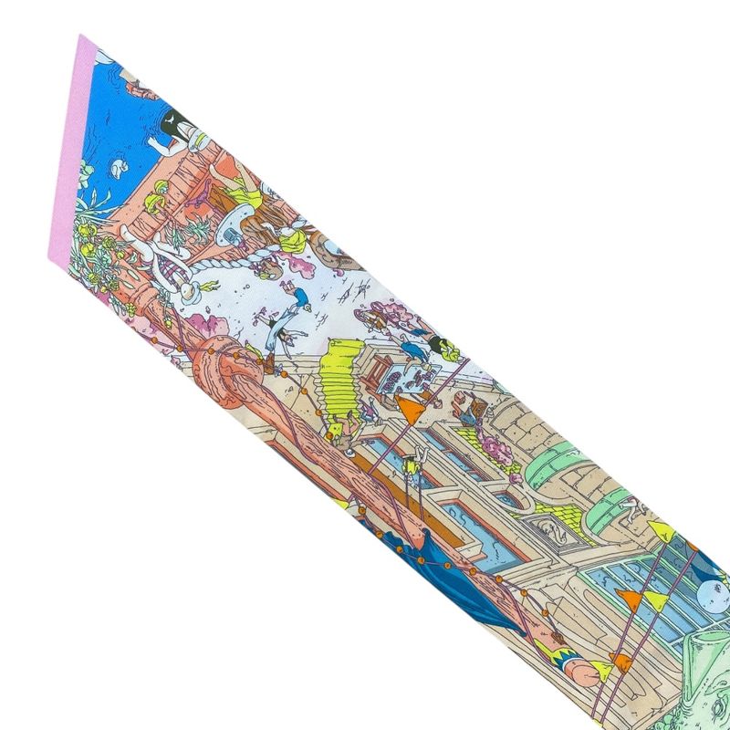 Hermes Scarf Maxi Twill Grand Prix of Faubourg Ugo Gatto Ni