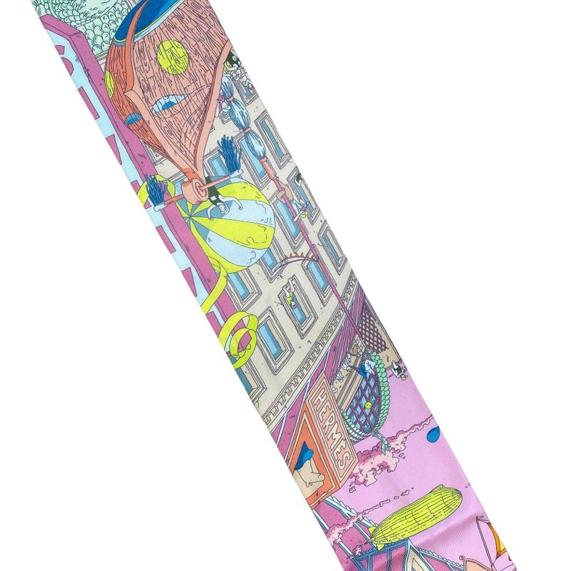 Hermes Scarf Maxi Twill Grand Prix of Faubourg Ugo Gatto Ni