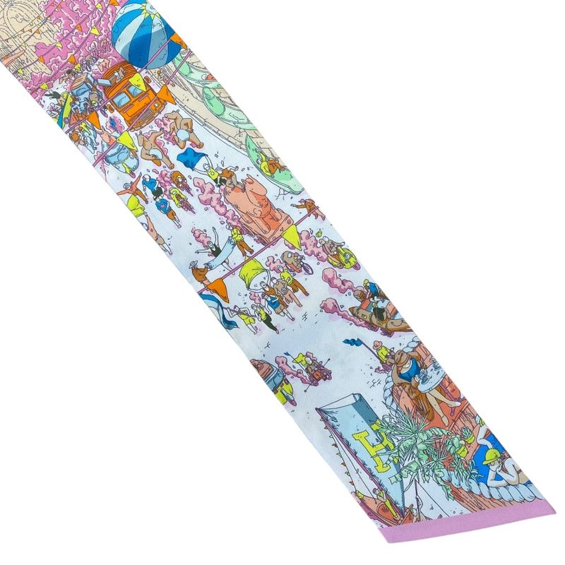 Hermes Scarf Maxi Twill Grand Prix of Faubourg Ugo Gatto Ni