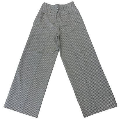 Fendi Wide Pants Long Pants Houndstooth All Over Pattern Wool