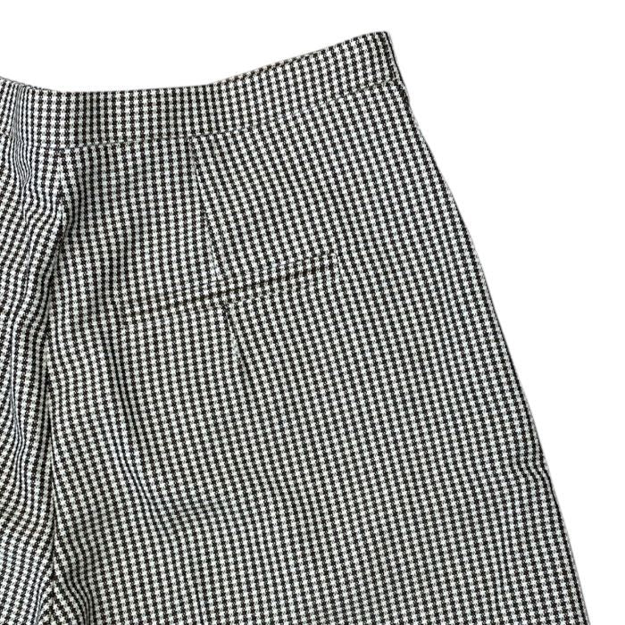 Fendi Wide Pants Long Pants Houndstooth All Over Pattern Wool