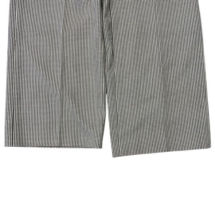Fendi Wide Pants Long Pants Houndstooth All Over Pattern Wool