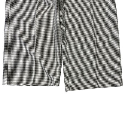 Fendi Wide Pants Long Pants Houndstooth All Over Pattern Wool