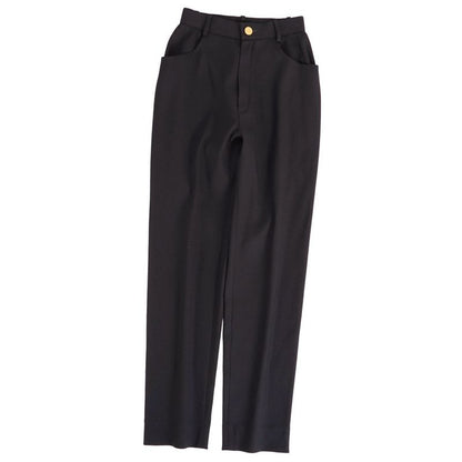 Chanel Vintage Pants Long Pants CC Logo Bo