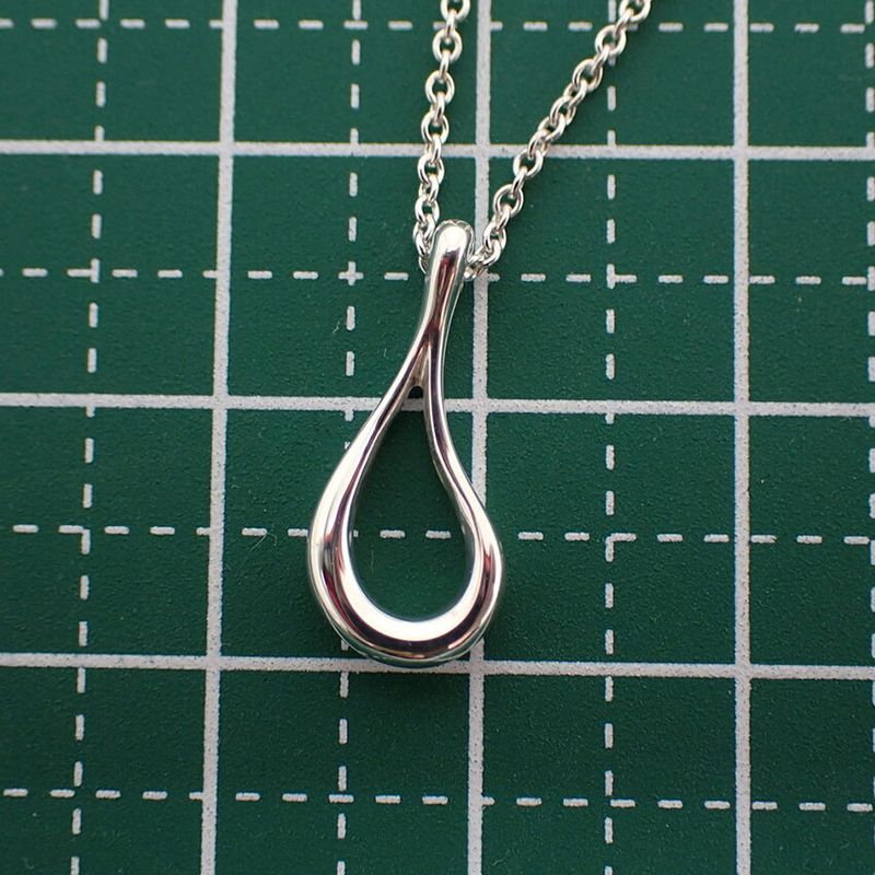 Tiffany & Co. 925 Open Teardrop Pendant