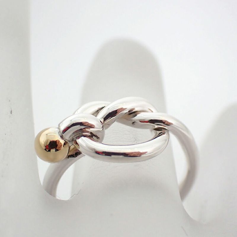 Tiffany & Co. 925 750 Love Knot Ring