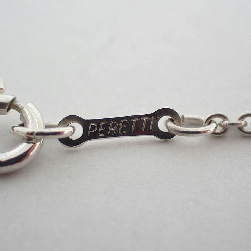 Tiffany & Co. 925 Bean Pendant Necklace