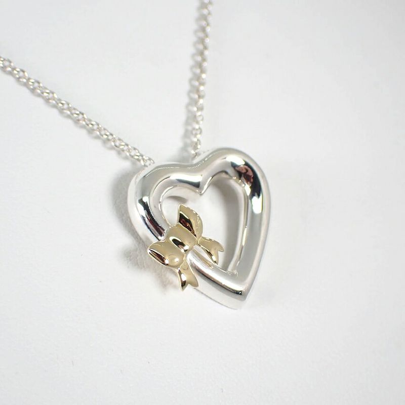 Tiffany & Co. 925 750 Ribbon Pendant
