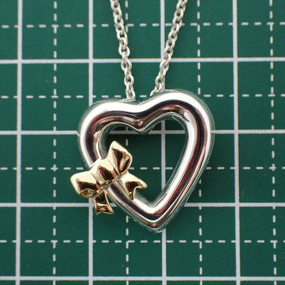 Tiffany & Co. 925 750 Ribbon Pendant