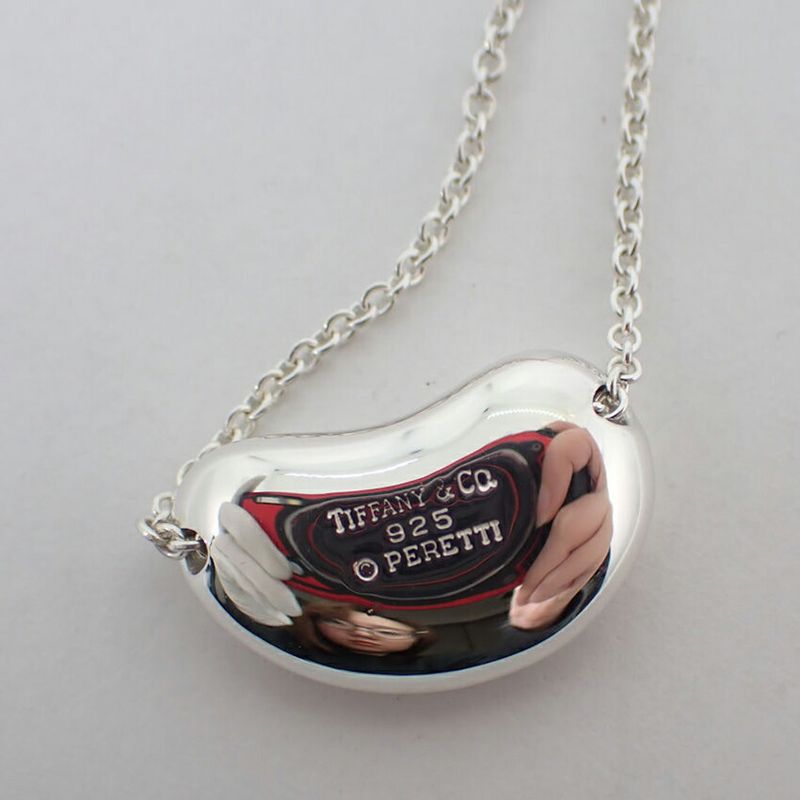 Tiffany & Co. 925 Bean Pendant Necklace
