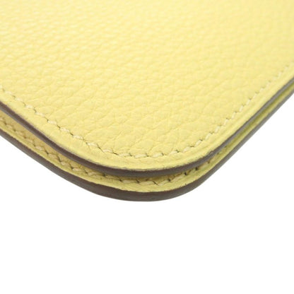 Hermes Dogon Long Wallet Togo Jaune Poussin