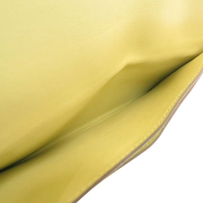 Hermes Dogon Long Wallet Togo Jaune Poussin