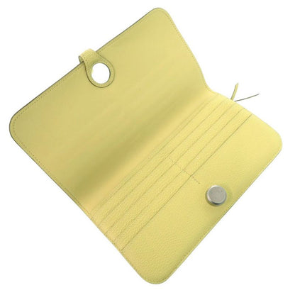 Hermes Dogon Long Wallet Togo Jaune Poussin