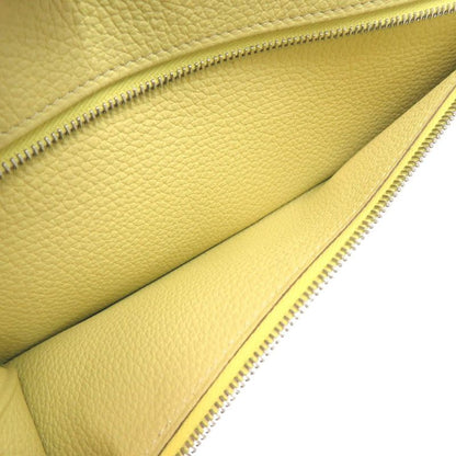 Hermes Dogon Long Wallet Togo Jaune Poussin