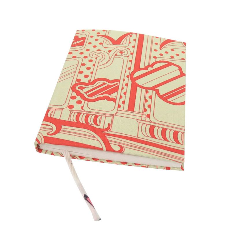 Hermes Silk Note Silky Faubourg Rainbow Detail Orange