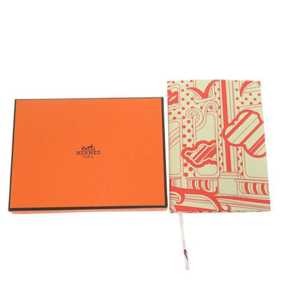 Hermes Silk Note Silky Faubourg Rainbow Detail Orange