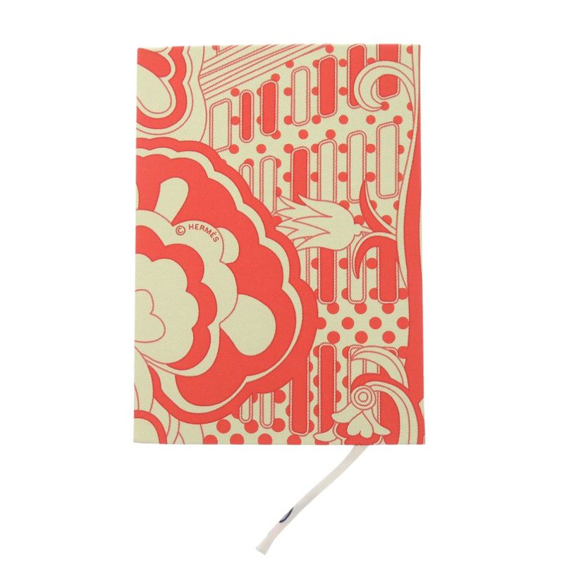 Hermes Silk Note Silky Faubourg Rainbow Detail Orange