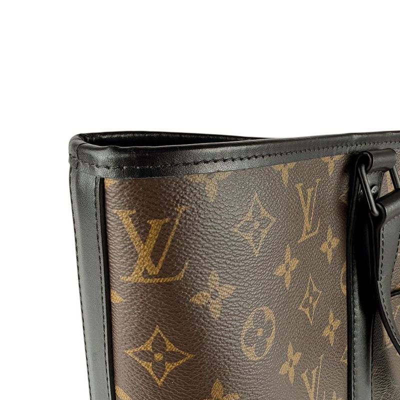 Louis Vuitton Shoulder Bag Monogram Macassar Weekend Tote PM