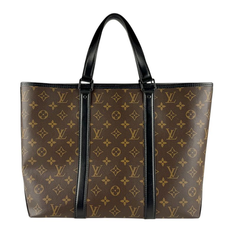Louis Vuitton Shoulder Bag Monogram Macassar Weekend Tote PM