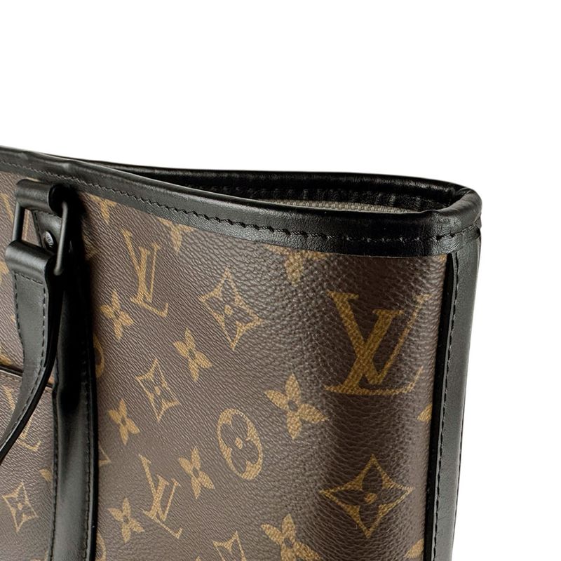 Louis Vuitton Shoulder Bag Monogram Macassar Weekend Tote PM