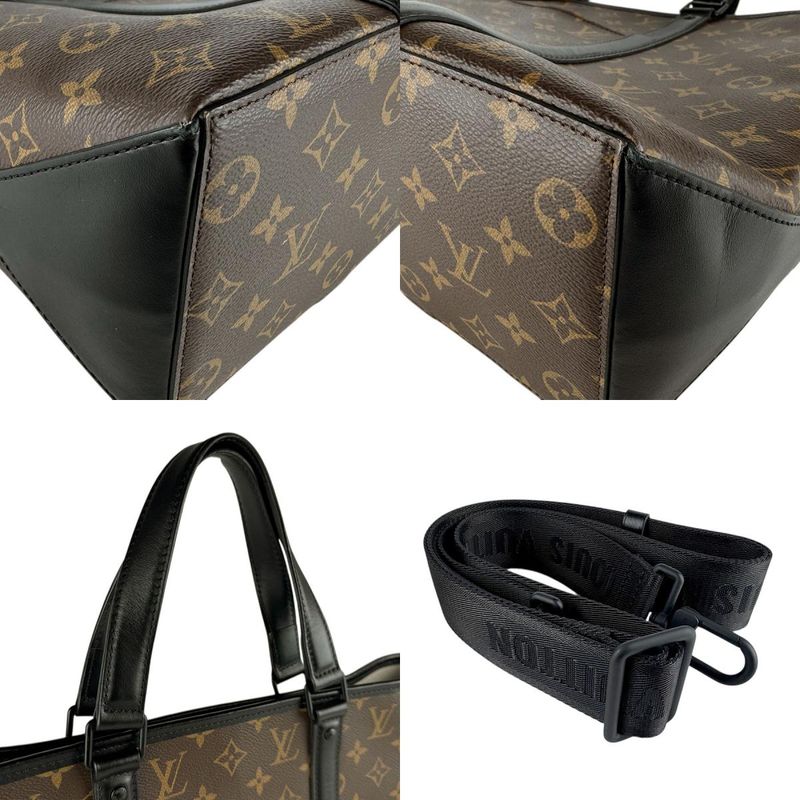 Louis Vuitton Shoulder Bag Monogram Macassar Weekend Tote PM