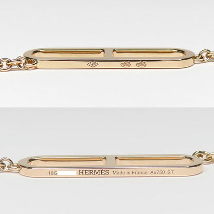 Hermes Necklace Eva Chaine D'ancre ST 18K Pink Gold